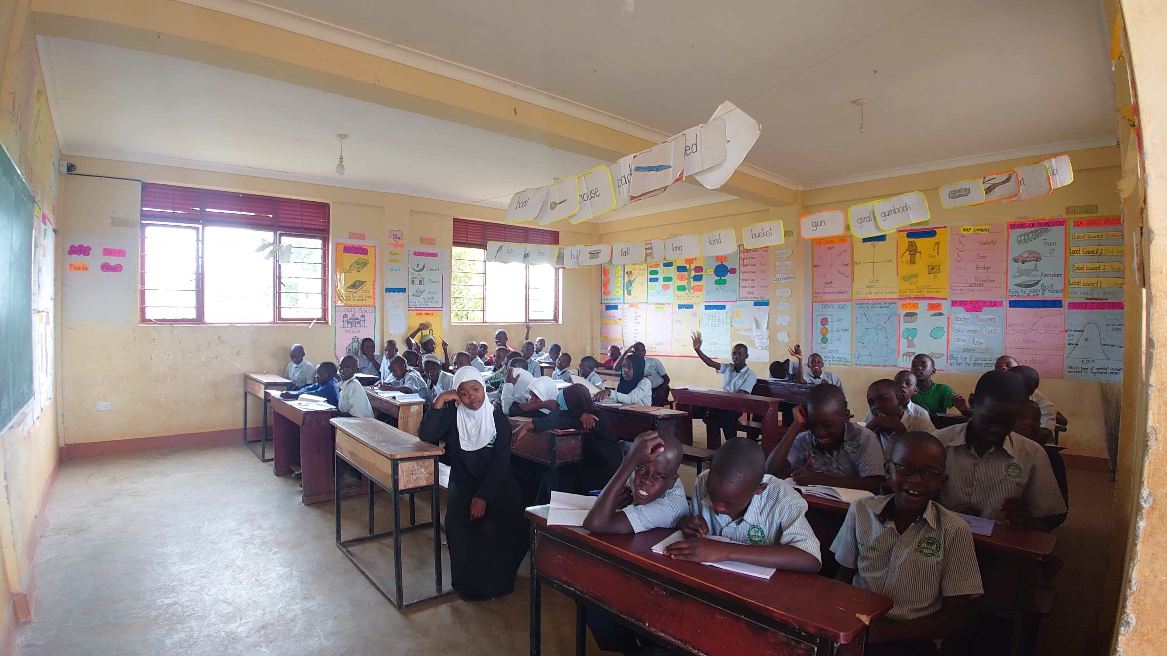 Classroom activities at Al Hanan - session 4