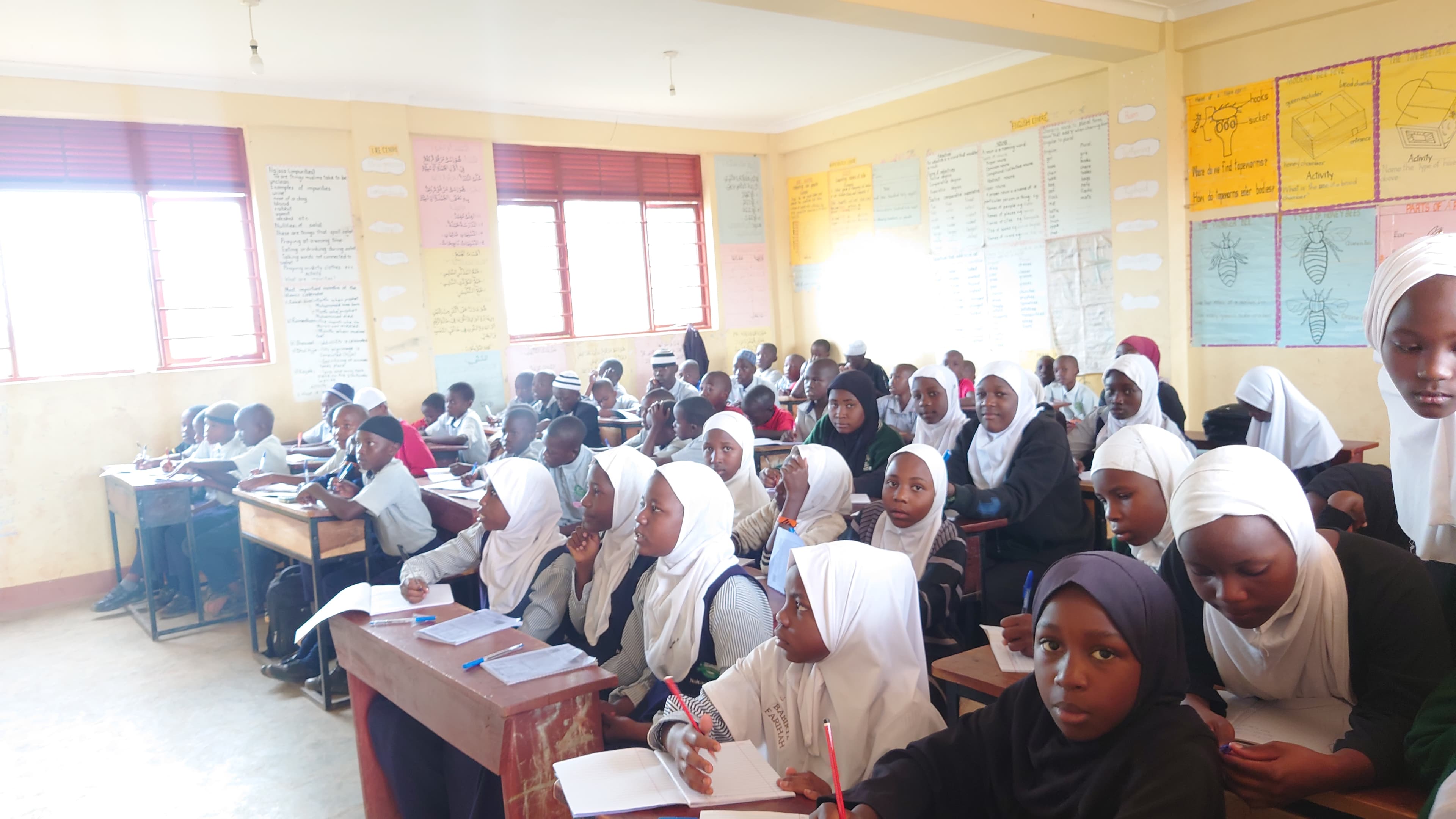 Classroom activities at Al Hanan - session 6